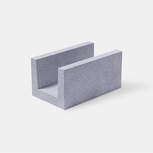 картинка U-Блок автоклавного газобетона Б3, (Краслэнд) 